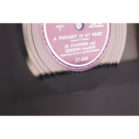 Jo Stafford, Gordon MacRae - Whispering Hope 1949 Polka 10" 78 rpm Record 57-690 - Picture 12 of 16